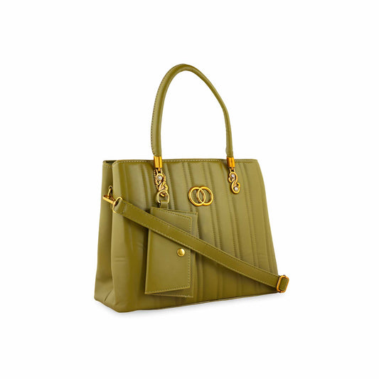 Green Formal Hand Bag For Ladies P36152