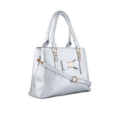 Silver Formal Hand Bag P36184