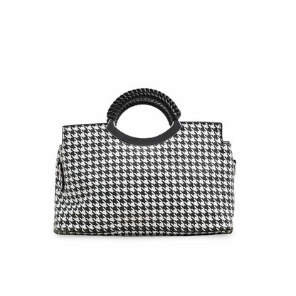 White Formal Hand Bag P36189