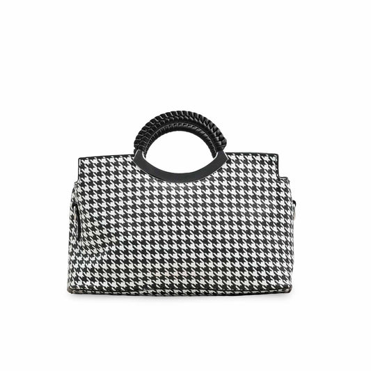 White Formal Hand Bag P36189
