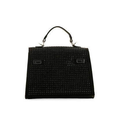 Black Fancy Hand Bag P36198