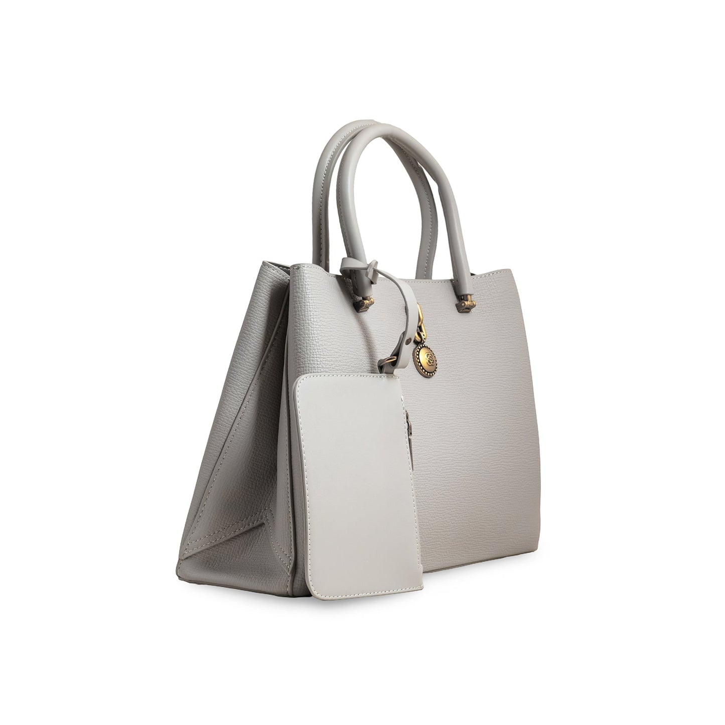Grey Formal Hand Bag P36221