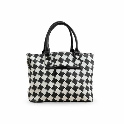 White Formal Hand Bag P36274