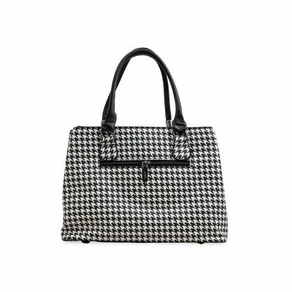 Blkwht Formal Hand Bag P36275