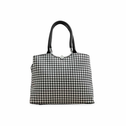 White Formal Hand Bag P36282