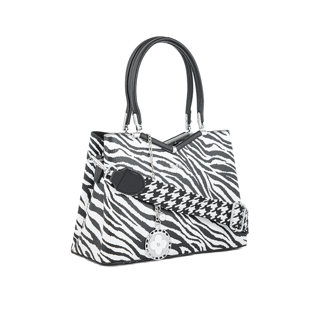 Blkwht Formal Hand Bag P36287