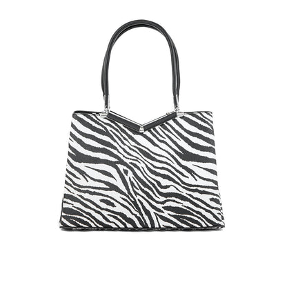Blkwht Formal Hand Bag P36287