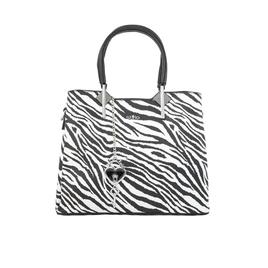Blkwht Formal Hand Bag P36288