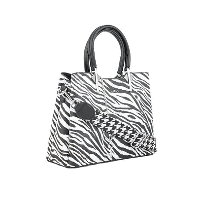 Blkwht Formal Hand Bag P36288