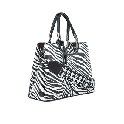 Blkwht Formal Hand Bag P36292