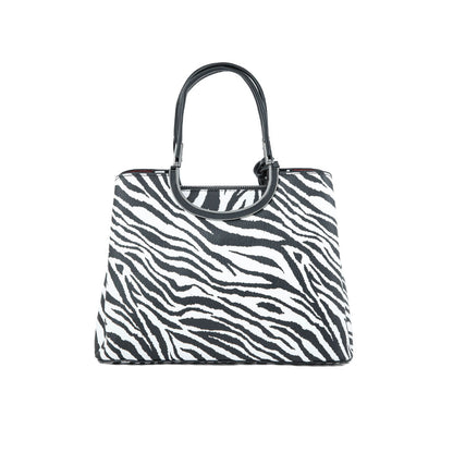 Blkwht Formal Hand Bag P36292