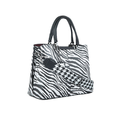 Blkwht Formal Hand Bag P36293
