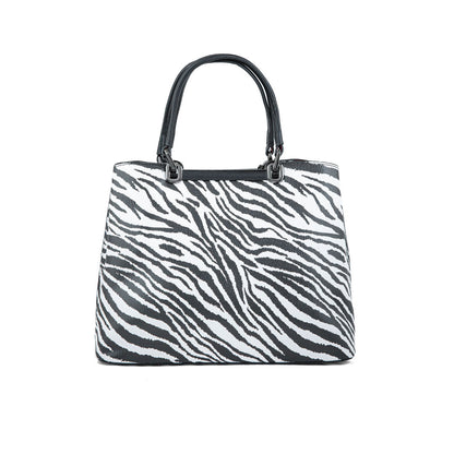 Blkwht Formal Hand Bag P36293