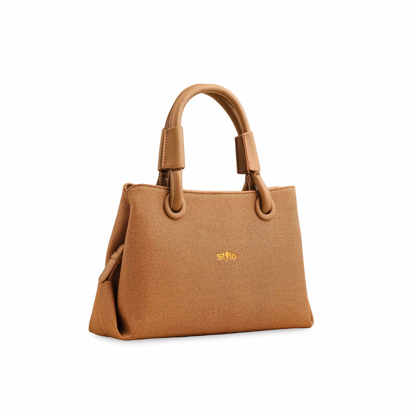 Khaki Formal Hand Bag For Ladies P36372