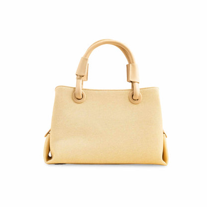 Beige Formal Hand Bag For Ladies P36372