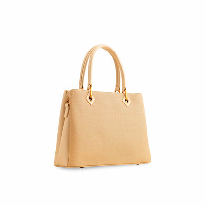 Beige Formal Hand Bag P36379