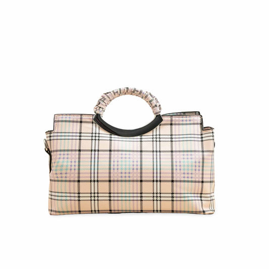 Blkwht Formal Hand Bag P36395
