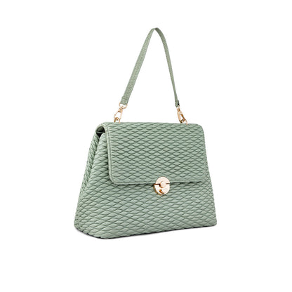 Green Casual Hand Bag For Women P55633