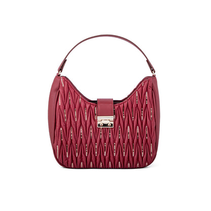 Maroon Casual Hand Bag For Ladies P55634