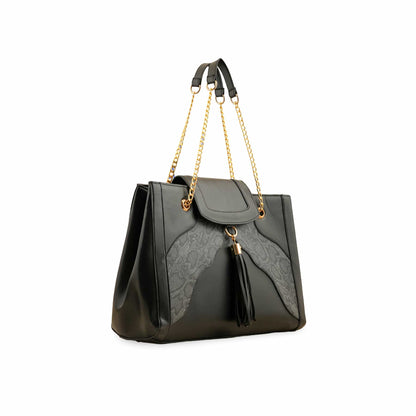 Blkwht Formal Hand Bag P55746