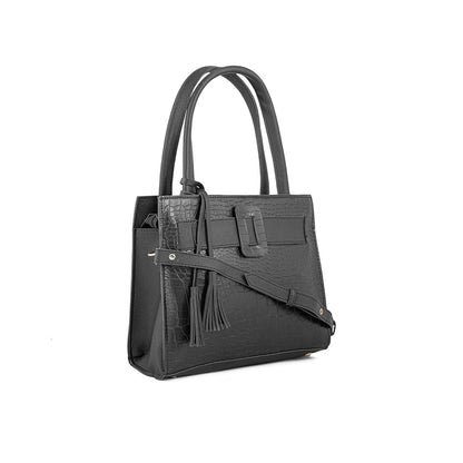 Black Formal Hand Bag P56084