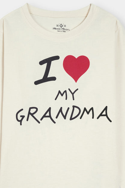 Grandparents Day ( Grand Mother ) Graphic T -Shirt  (SEKT-28)