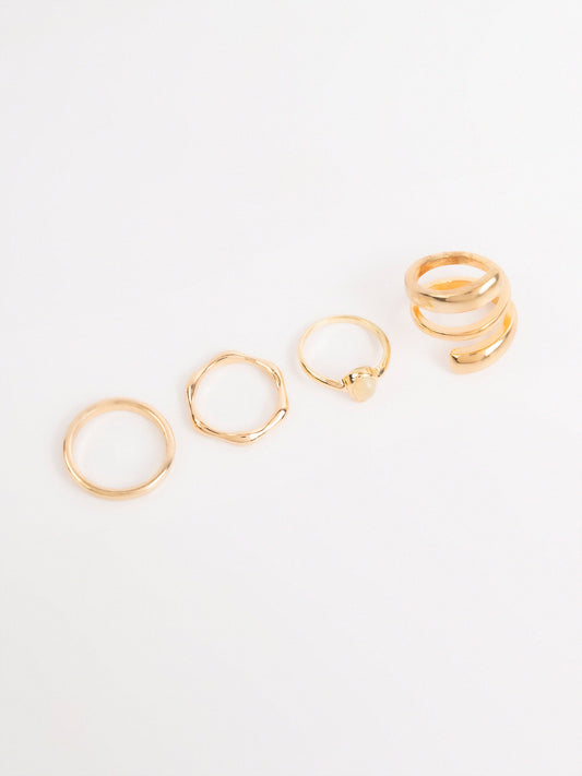 Spiral Ring Set