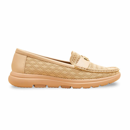 Beige Moccasin For Women WN4516