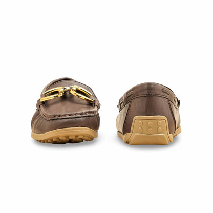 Brown Moccasin For Ladies WN4567