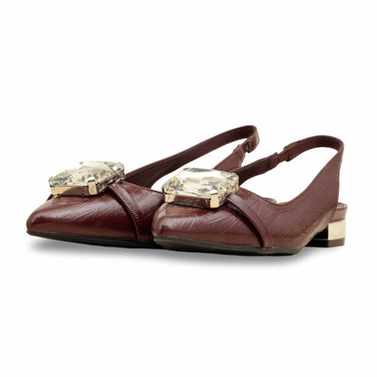Maroon Back Open For Women WN5439