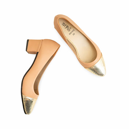 Beige Court Shoes WN7478