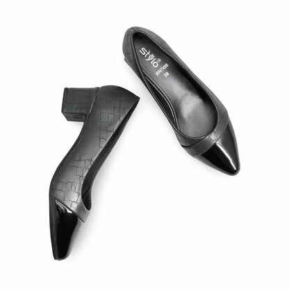 Black Court Shoes WN7498