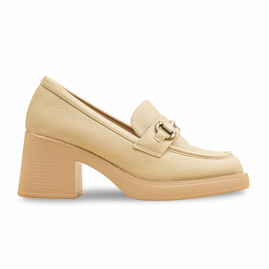 Beige Court Shoes For Ladies WN7511