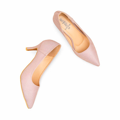 Pink Court Shoes For Ladies WN7538