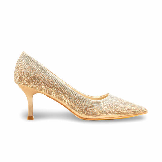 Champagne Court Shoes For Ladies WN7543