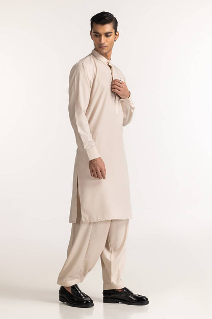 Beige Basic Suit SK-PSD24-007