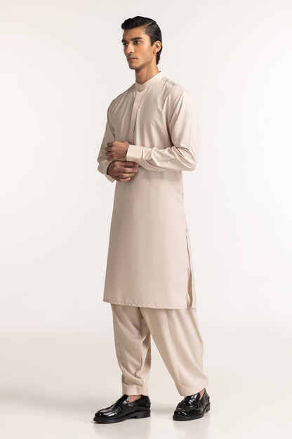 Beige Basic Suit SK-PSD24-007
