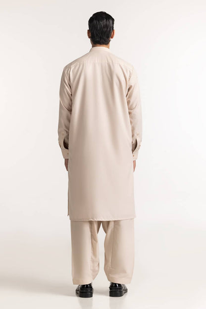 Beige Basic Suit SK-PSD24-007