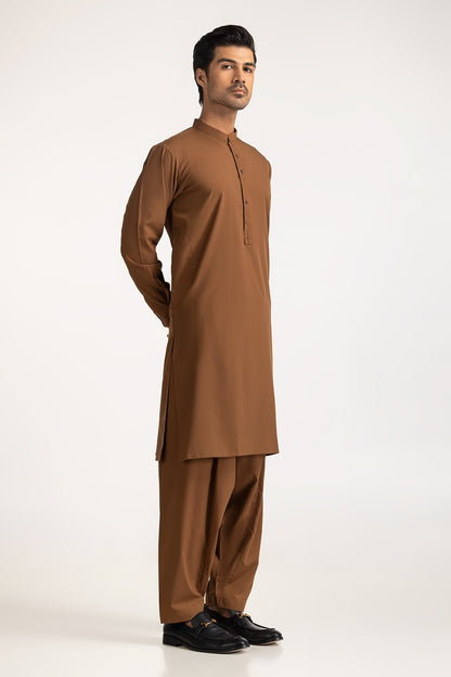 Brown Basic Suit SK-S24-042