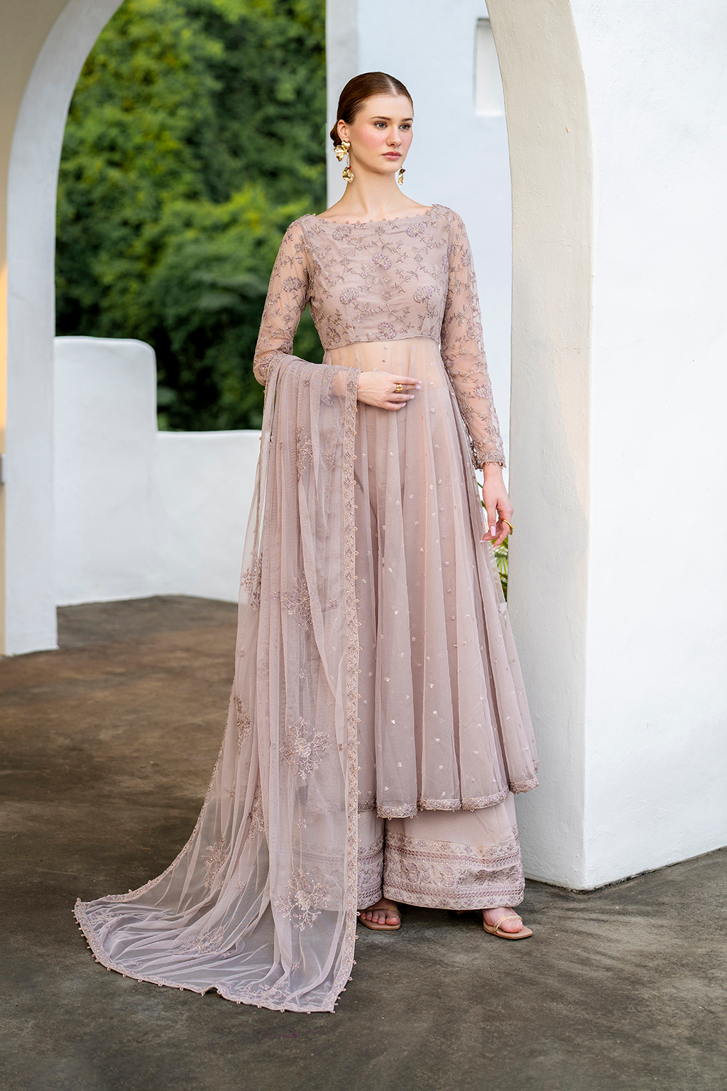 CC-71 Embroidered Net