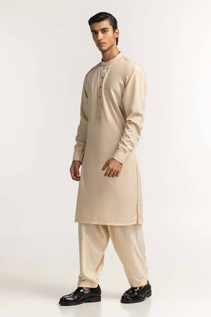 Cream Basic Suit SK-S24-024