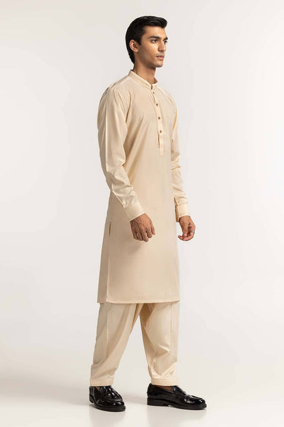 Cream Basic Suit SK-S24-024