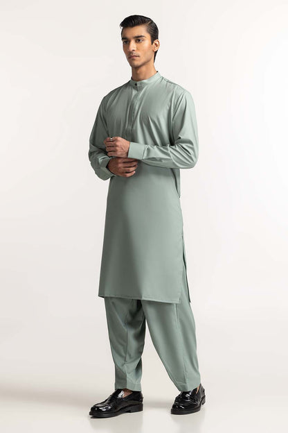 Green Basic Suit SK-PSD24-004