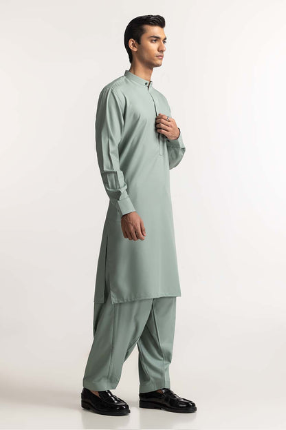 Green Basic Suit SK-PSD24-004