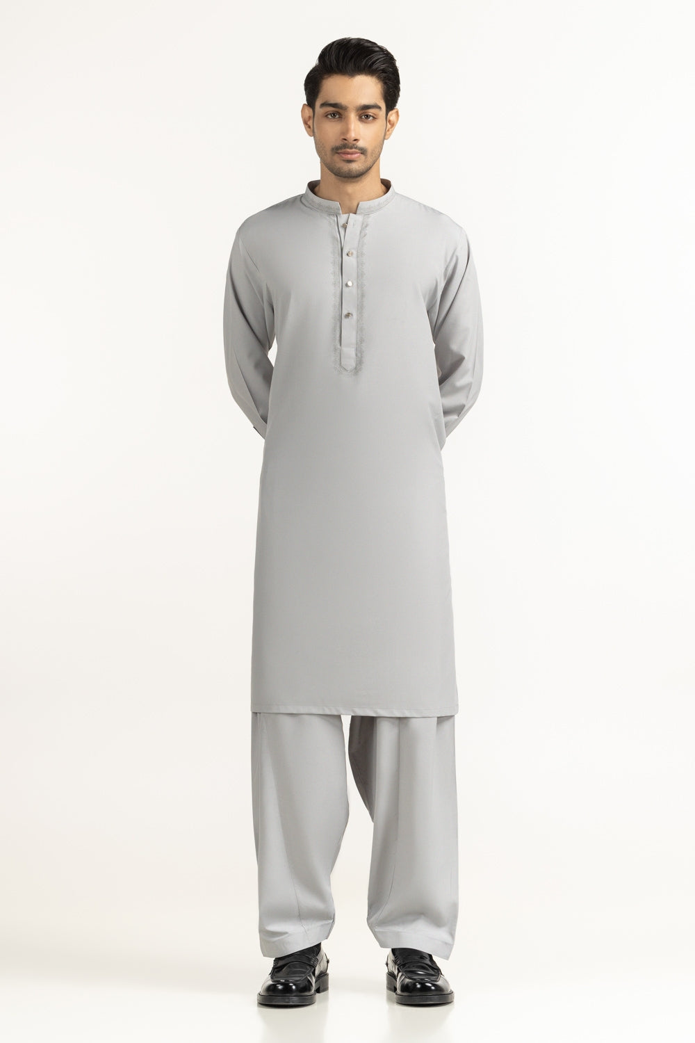 Regular Fit Embroidered Suits SK-BSC25-005
