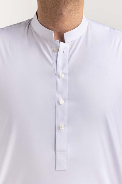 White Basic Chairman Latha Suit SK-P22-165