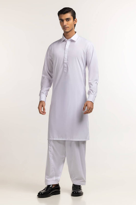 White Basic Suit SK-P24-020